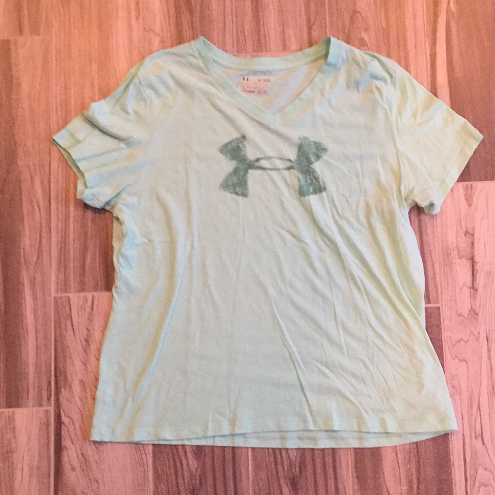 Teal under armor T-shirt